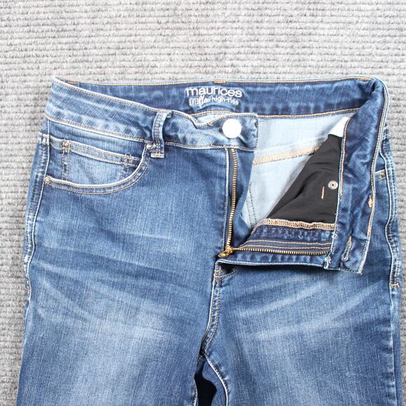 Maurices EverFlex High‑Rise Skinny Jeans Medium Wash Women’s Size 8 Reg - Picture 3 of 10